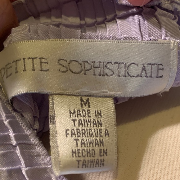 Petite Sophisticate Lavender/Black Shell, MP - Picture 6 of 6